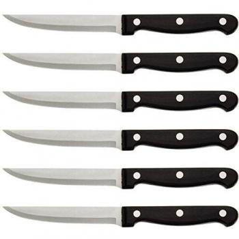 Lacor - 39061 - Set 6 cuchillos chuleteros Lisos Classic