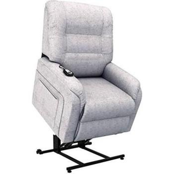 vidaXL, Sillón eléctrico reclinable para TV, color gris claro