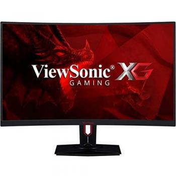 Monitor de Juego Viewsonic XG3240C 31.5 Wide Quad HD LED Curvo Mate Negro Rojo