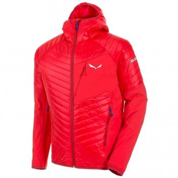 Salewa Ortles Hybrid 2 Prl M JKT Chaqueta, Hombre, Rojo