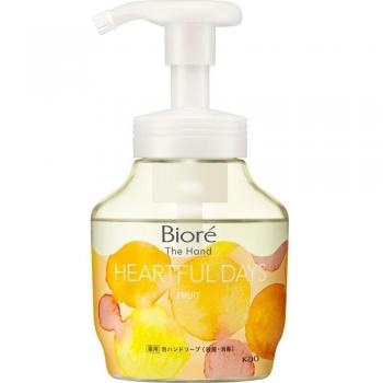 Biore Kao Sand Bubble Hand Soap with Bubbling Sunshine Fruit Fragrance - 280ml