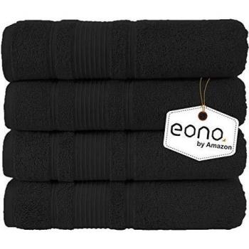 Eono by Amazon, Juego de 4 Piezas de Toallas de baño