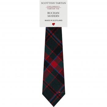 Boys All Wool Tie Woven Scotland - Buchan Modern Tartan