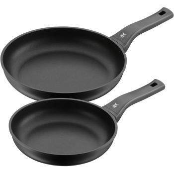 WMF PermaDur Excellent - Set de 2 sartenes 24 y 28cm, de aluminio fundido, con antiadherente para todo tipo de cocinas incluido inducción