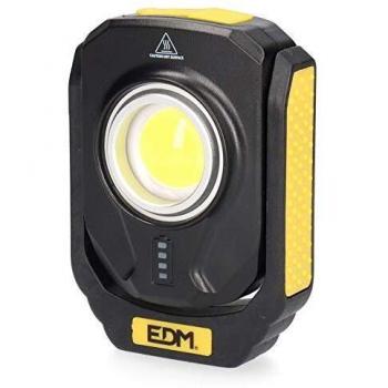 LINTERNA LED COMPACT RECARGABLE 10W 900 LUMENS EDM. CARGA POR USB,