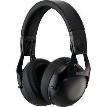KORG NC-Q1 BK Wireless Bluetooth Noise Canceling DJ Headphones with 36 Hours Battery Life