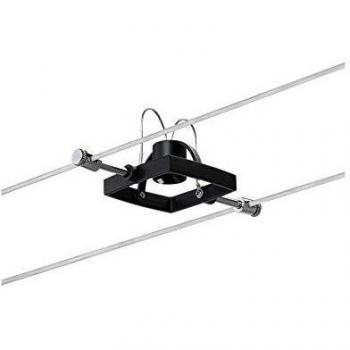 Spot de Cuerda Paulmann Mac II, Sistema de Iluminación, GU5.3, Máx. 10W, Negro Mate