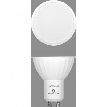 GU10 6W 220V 120º DIMMABLE LED de Beneito Faure - Blanco muy cálido, GU10, 6W, Regulable, 120º