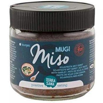 TERRASANA Mugi Miso Sin Pasteurizar Pasta De Soja Con Ceba, 450 g