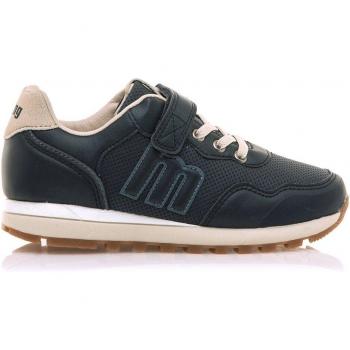 Mustang Zapatillas Deportivas Casty Marino para Niños, Estilo Running, Cierre de Cordones, Puntera Redonda, Logo Bordado