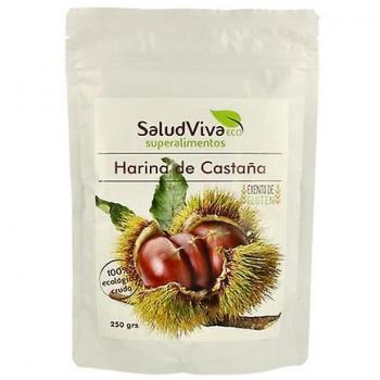 Harina de Castaña Salud Viva 250g - Harina sin gluten, rica en nutrientes, ideal para repostería y recetas saludables