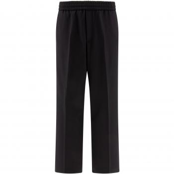 Golden Goose Men's Lennon Wool Blend Trousers in Blue, Size 50