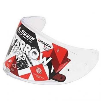 Cascos Pantallas LS2 Pantalla FF323 Transparente - Pantalla para casco LS2 modelo FF323, color transparente, fabricada en policarbonato, resistente a rayones, con tratamiento anti-vaho y fácil instalación