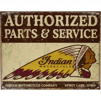 Indian Motorcycles Parts antikstyle Metal Sign Flach New 31x40cm VS3381