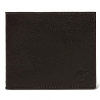 Timberland Cartera de Hombre de Piel marrón Oscuro con Bolsillo para Monedas A23AA