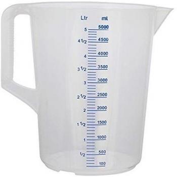 Jarra Medidora Transparente Canny 5000ml, 28x20.5x26 cm