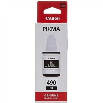 Canon GI-490 BK Cartucho de tinta original Negro para Impresora de Inyeccion de tinta Pixma Serie G G1501-G2501-G3501-G4511