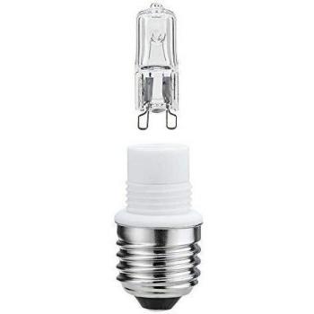 Paulmann 54918 Portalámparas E27, incl. 42W, G9, Claro, MiniHalógeno