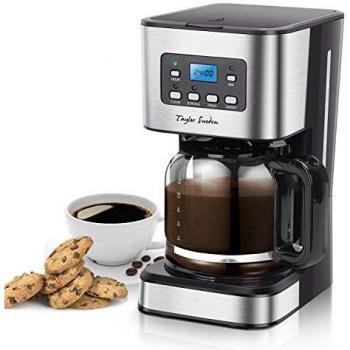 Taylor Swoden Darcy - Cafetera de goteo, 950W, pantalla LCD, filtro reutilizable, programable, función auto limpieza