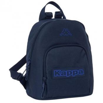 MINI MOCHILA KAPPA BLUE NIGHT - Mochila con Asas Ajustables y Espalda Ergonómica, Diseño Único y Licencia Oficial By KAPPA