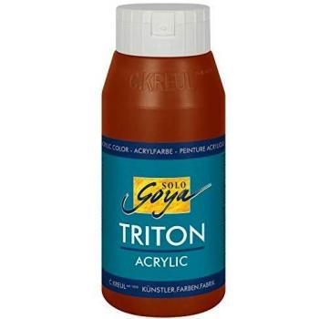 Pintura Acrílica KREUL SOLO Goya TRITON 750 ml Marrón Óxido Oscuro
