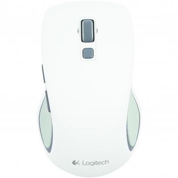 Logitech M560 - Ratón wireless blanco