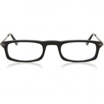 Gafas Recetadas Anti-Azules Rectangulares de Montura Completa de Plástico Negro para Hombre - SmartBuy Collection
