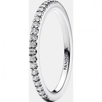 Anillo de Plata de Ley con Banda Brillante Pandora