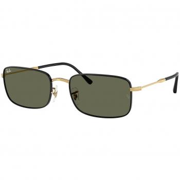 Ray-Ban RB3746 Polarized Unisex Squadrata Black Sunglasses, Color 927158, Size 56