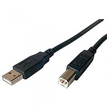 Cable USB Sharkoon 5m USB 2.0 USB A USB B Negro