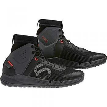 Five Ten Trailcross Mid Pro MTB Shoes - Black/Grey/Red - Size 10.5 - Men's Mountain Bike Footwear
