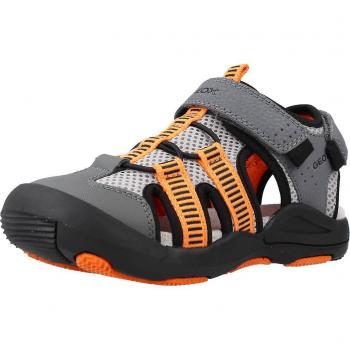 Sandalias de Niño GEOX J15E1A 014CE JR SANDAL KYLE C0036 GREY-ORANGE, Color: Gris-Naranja, Talla: EU 35
