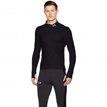 Under Armour UA Qualifier Half Zip Parte Superior del Calentamiento, Hombre, Negro, XXL