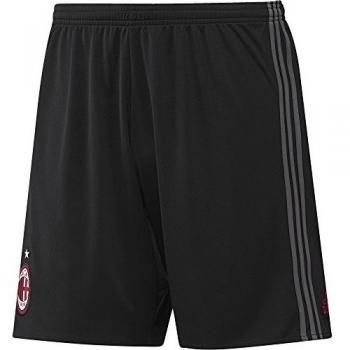 adidas Ac Milan H Sho - Pantalón corto para hombre, color negro / rojo, talla S