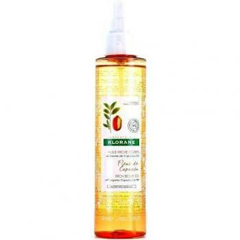 Klorane Rich Body Oil with Organic Cupuacu Butter - Nourishing Formula for Dry Skin 150ml