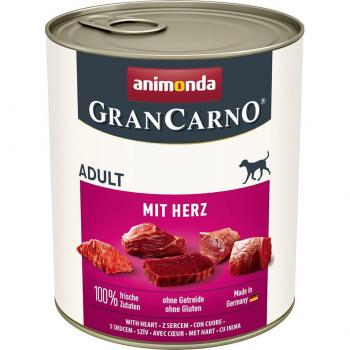 Animonda GranCarno Original Adult 6 x 800 g - Corazón