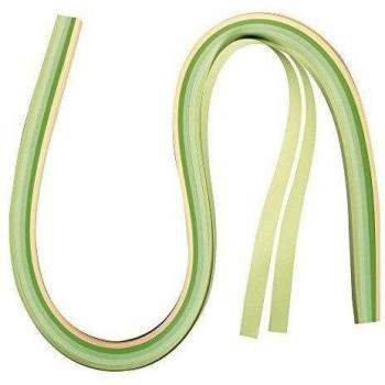Papel para quilling, verde/Beige, 100 piezas