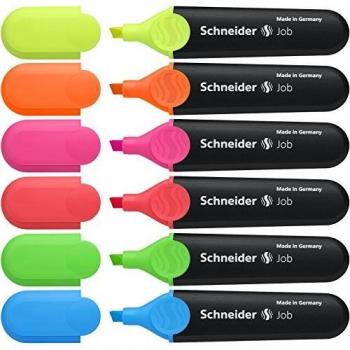 Schneider Job Highlighter Set - Assorted Colors (6 Pack)