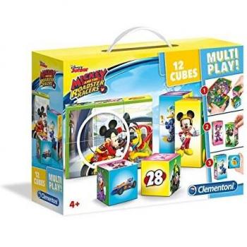 Clementoni mouse Mickey Rompecabezas multijuego, multicolor