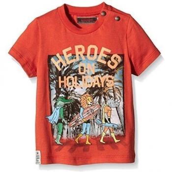 Catimini CHLGG-URBAN GLOBAL M G/L-Camiseta Bebé-Niñas    Orange