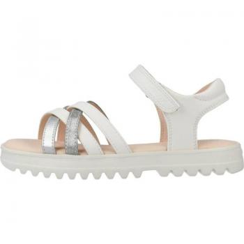 Sandalias Niña Geox J Sandal Coralie Gir Blancas