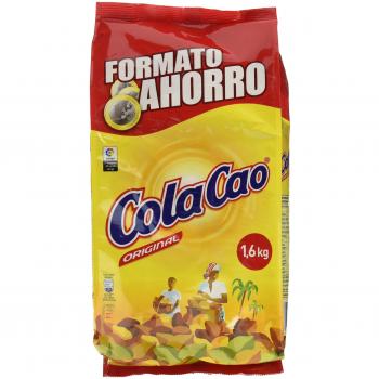Cola Cao Original con Cacao Natural y sin Aditivos, 1600g