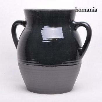 Homania - Jarrón cerámica con asas gris by Homania - bb_S0103712