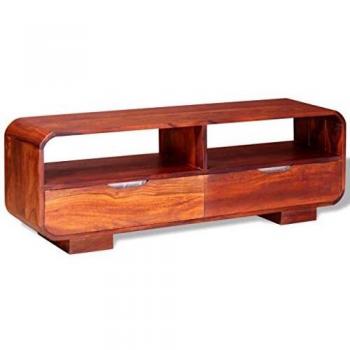 vidaXL Mueble para TV de Madera Maciza de Sheesham 116x30x40 cm Mesa para Tele