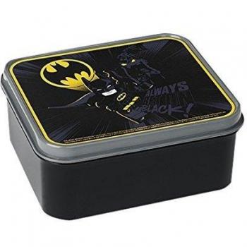 LEGO Caja de Almuerzo Batman, Contenedor para Alimentos, 350 ml, Negra, PP PE