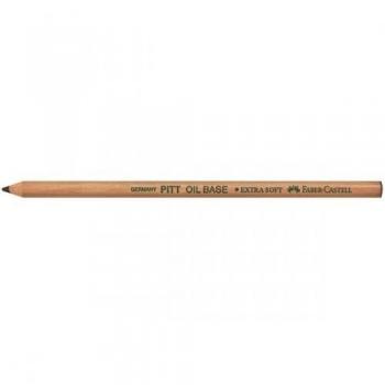 Lápiz Faber-Castell Pitt Oil Base Blando Negro (6 Unidades)