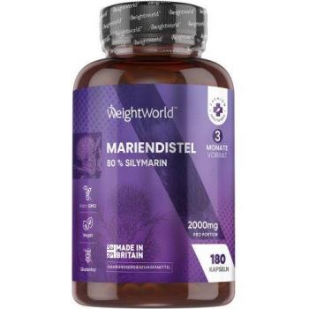 Cardo Mariano - Suplemento Natural de 2000mg en Cápsulas para la Salud del Hígado y la Digestión