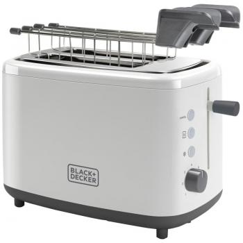 Tostadora 820W con Pinzas de Acero Inoxidable