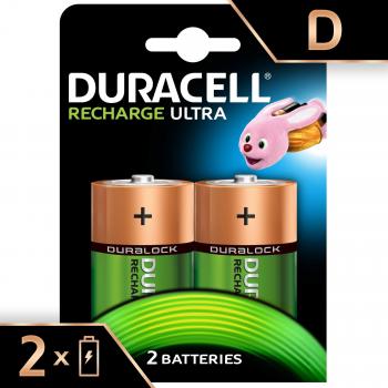Duracell - Acumuladores NiMH Blister x2 D Ultra 1.2V 3000mAh
