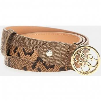 Guess Ajiona 4G Logo Python Belt